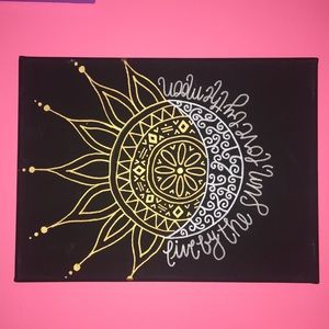 hand painted canvas